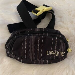 Dakine Black and Yellow Classic Hip Bag/ Tribal Print
